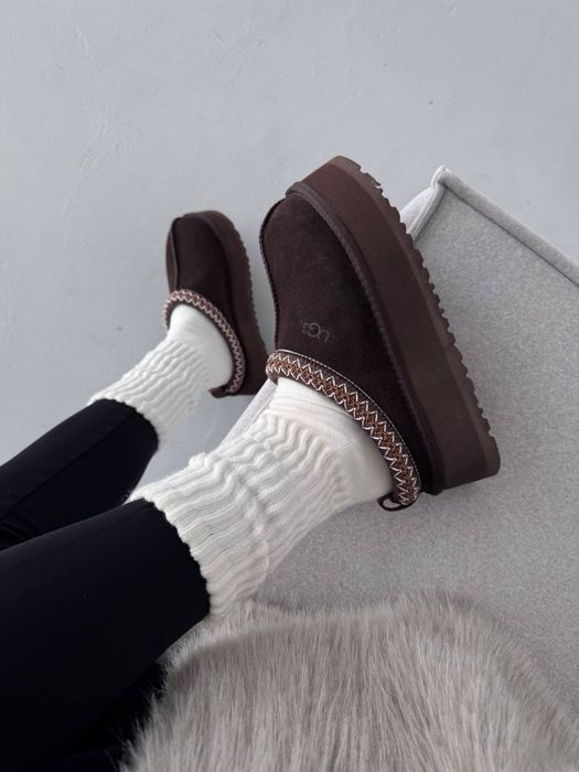 ХІТ ПРОДАЖІВ‼️ Шоколадні Ugg tazz PLATFORM CHOCOLATE угі уги