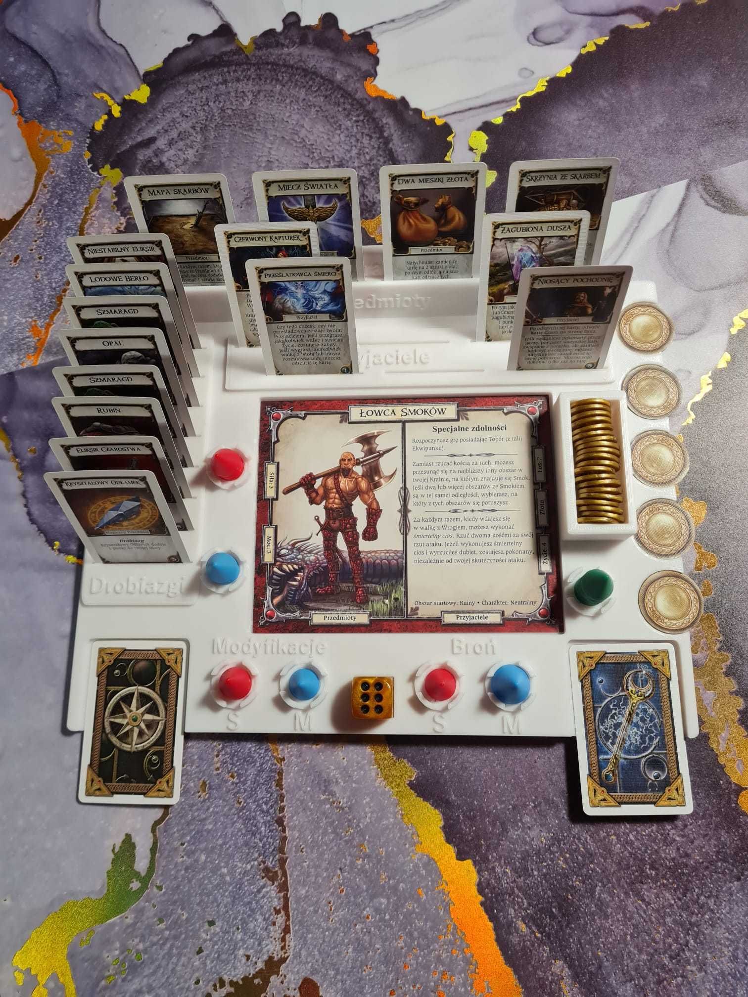 Talisman Magia i Miecz organizer postaci gracza na karty i żetony