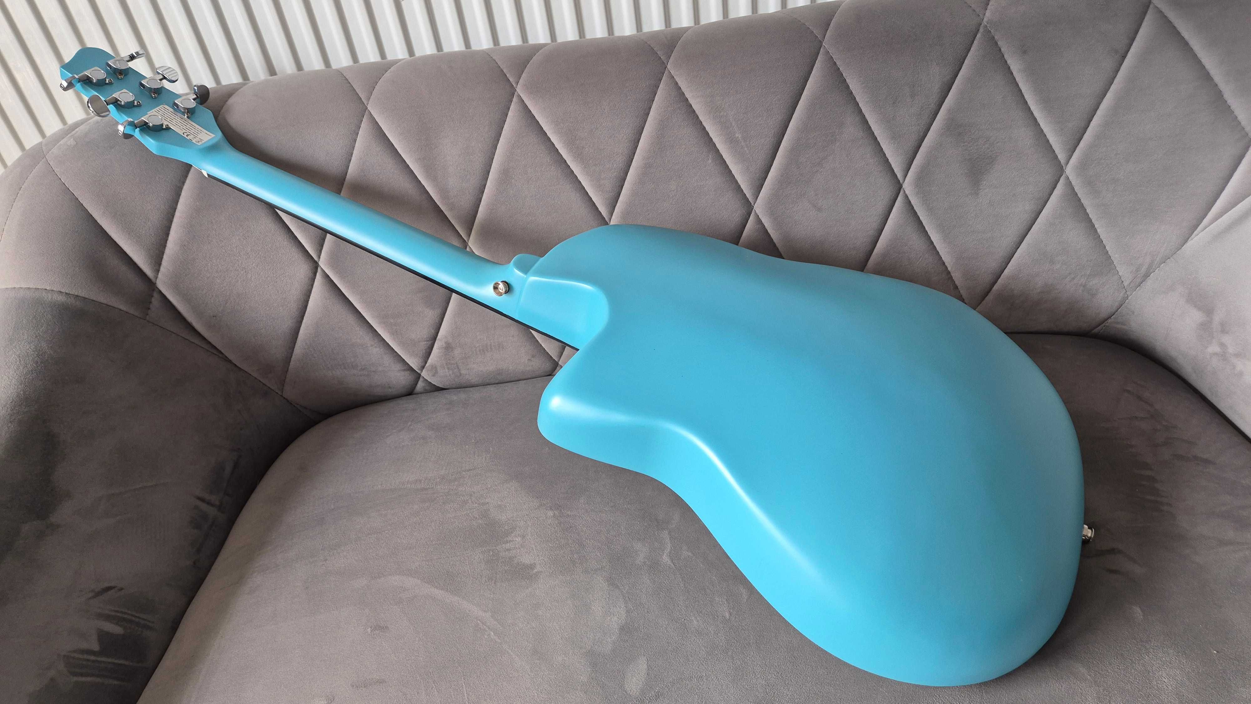 Gitara elektroakustyczna Smiger - niebieska