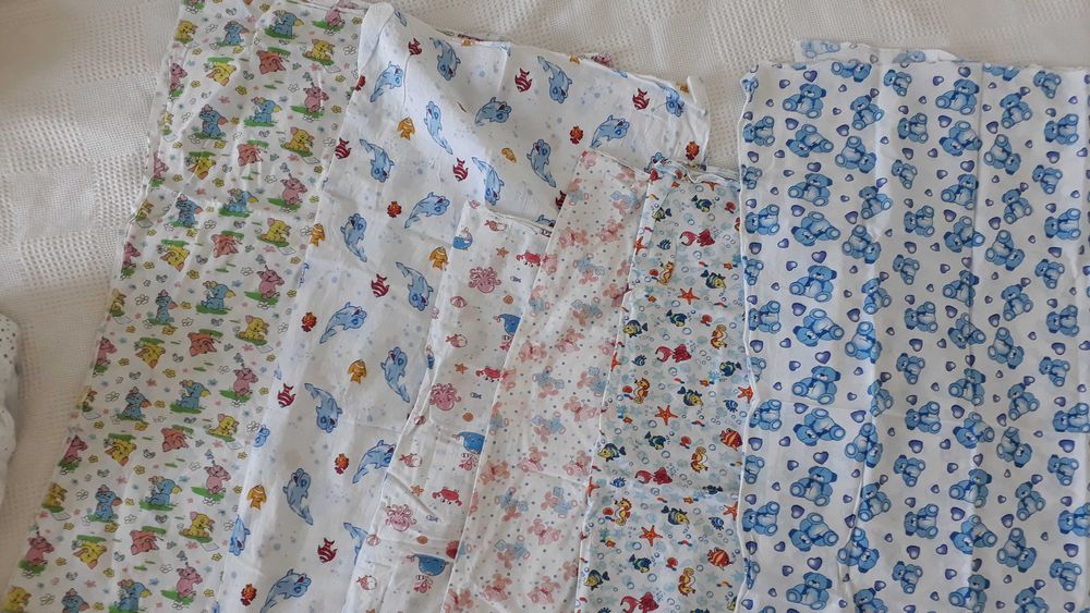 Детские пеленки ситец байка трикотаж одноразовые боди