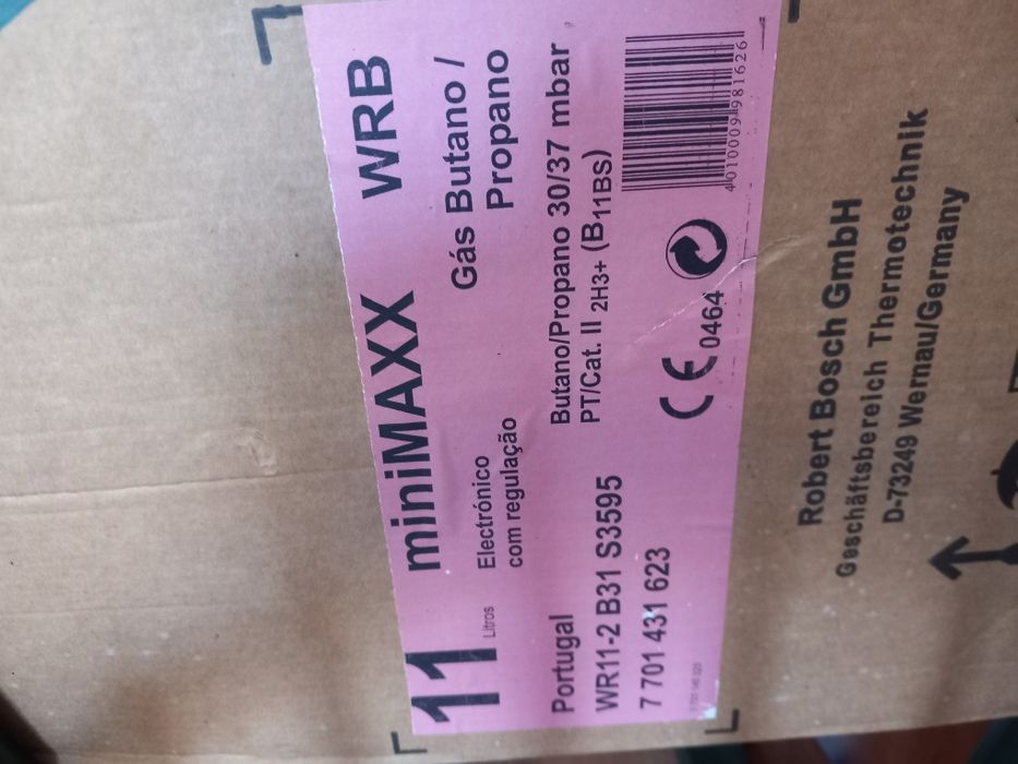 Vendo esquentador Junkers 11 ltrs butano/propano (Negociável)