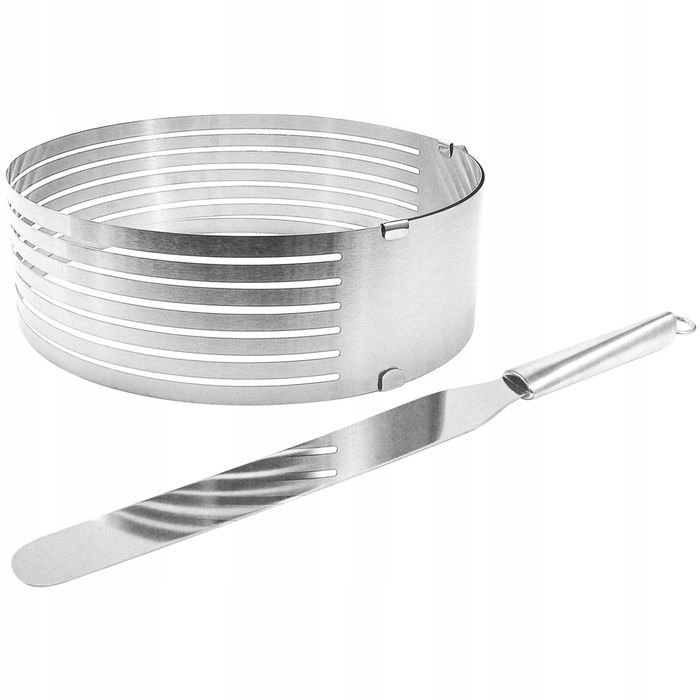 zestaw do pieczenia ciasta tortu stalowy 8el.