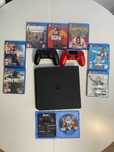 Konsola Sony PlayStation 4 Slim 500 GB ( PS4) + 2 Pady+ 8 gier