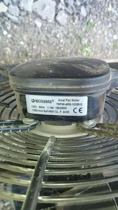 Всмоктуючий осьовий вентилятор Weiguang YWF4E-450S-102/60G