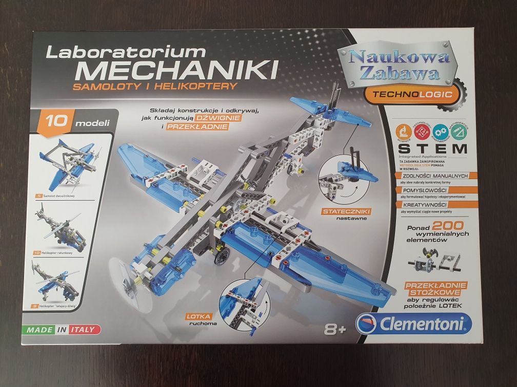 zestaw klocków z serii Laboratorium Mechaniki