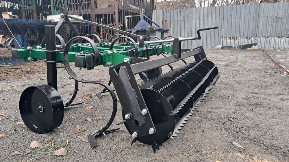Культиватор з котком 1,8м типу європак пружинний передпосівний до трак