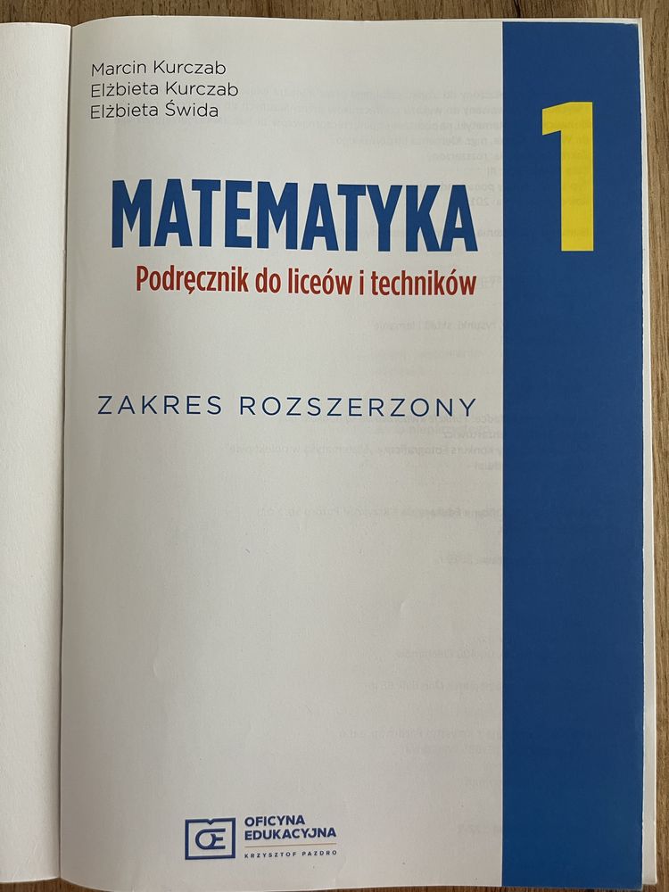 Matematyka podrecznik do kl 1