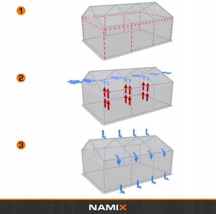 Namiot PRESTIGE 3x6-2,6m hala przemysłowa magazynowy CAŁOROCZNY PVC