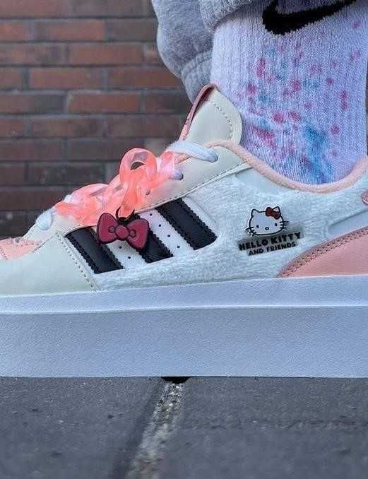 Женские кроссовки Adidas Forum Bonega Hello Kitty and Friends адидас