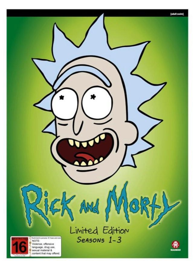 Rick & Morty Blu-ray Box Sezon 1-3 Limited Edition + Artbook, Moneta