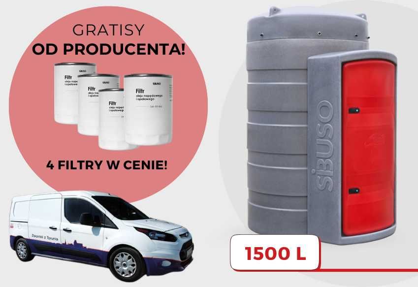 Zbiornik na paliwo diesel na olej napędowy SIBUSO NVC 1500L
