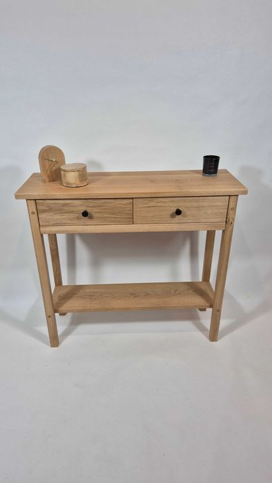 Konsola Dębowa lite drewno