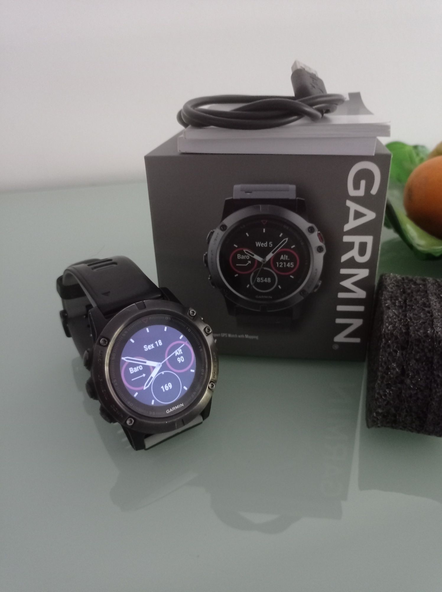 Garmin Fênix 5X 51mm Saphira
