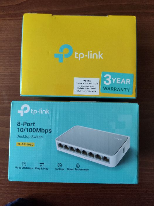 2 switche TP -Link 100mb/s