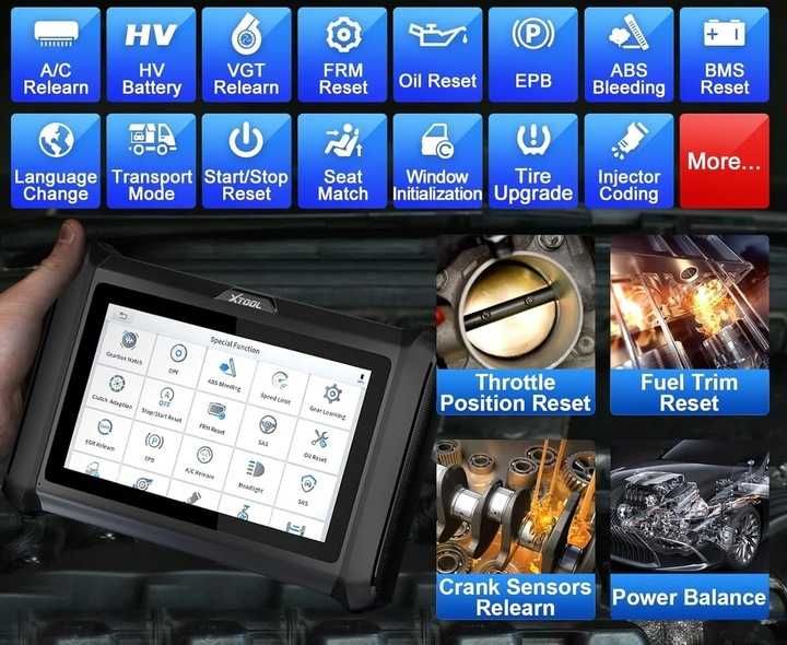 Komputer Interfejs Diagnostyczny OBD2 CANFD DOIP Xtool D7W j. polski