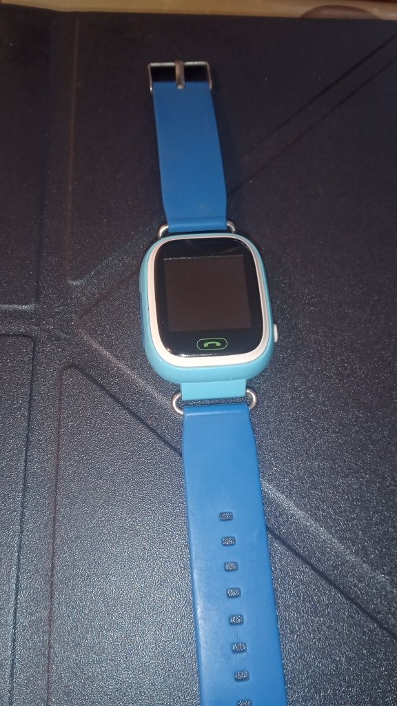 Детские смарт-часы Smart Watch Q90 с GPS трекером Голубые