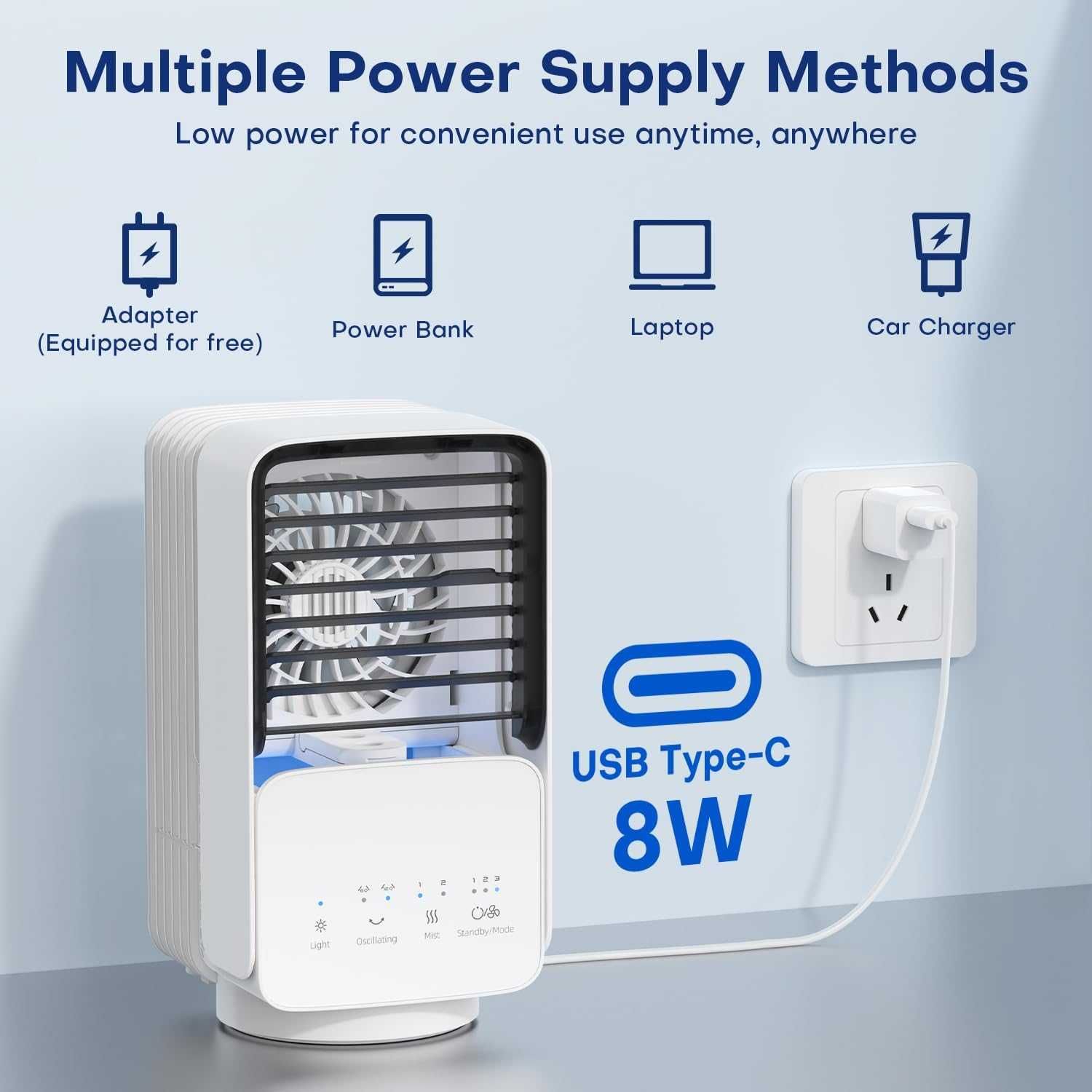 Nowy klimatyzator / klimator / mobilny / mini / LED /OMISOON!8473!