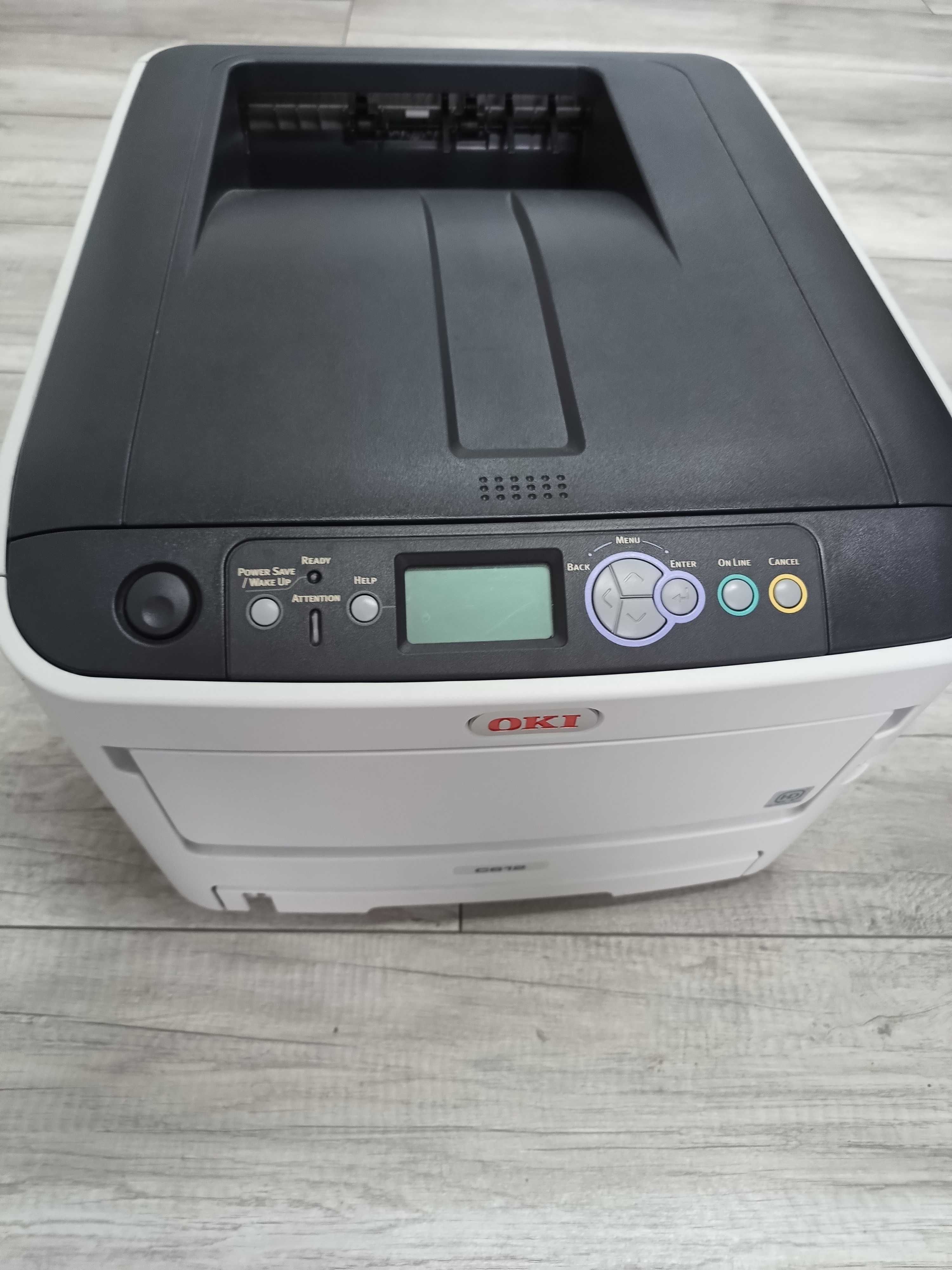 Uszkodzona drukarka OKI C612