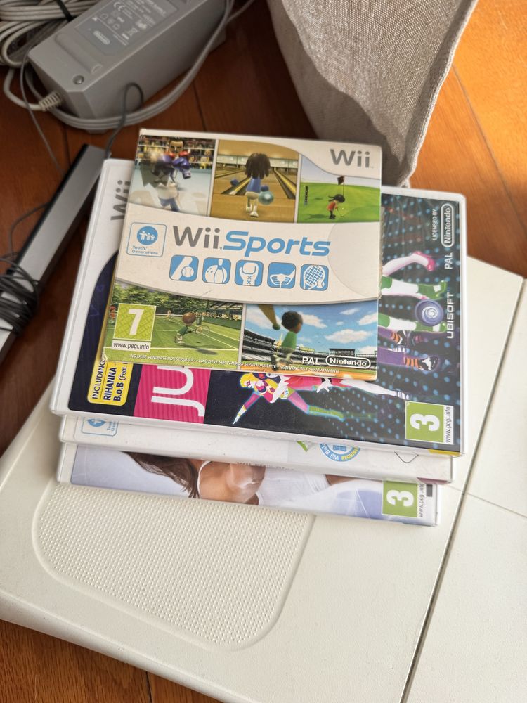 Wii + plataforma+ jogos