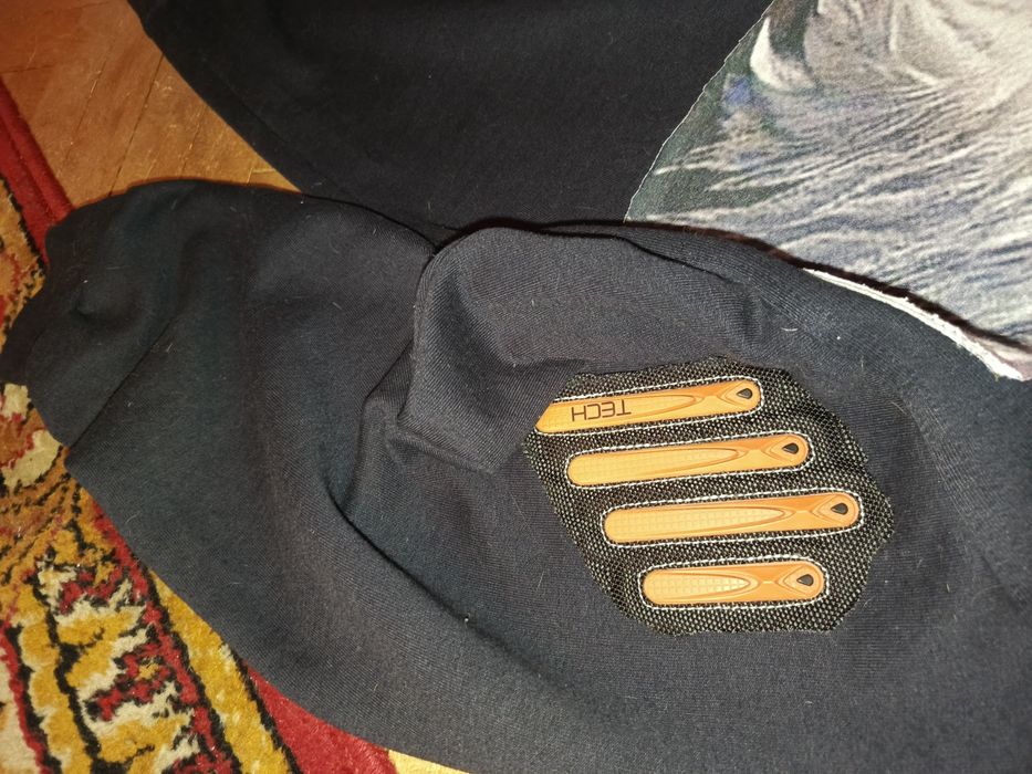 Hoodie boxy oversize eagle sunset patchwork