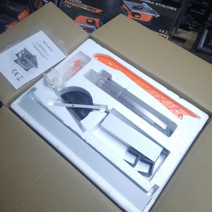 PILARKA STOŁOWA krajzega do cięcia drewna 1500W + tarcza 200 mm KD554