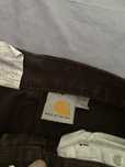 Spodnie Carhartt Loose Original Fit 32×32 - brazowe, made in USA L
