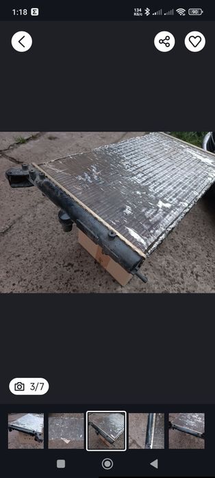 Радіатор охолодження двигуна фольксваген шаран 1999р