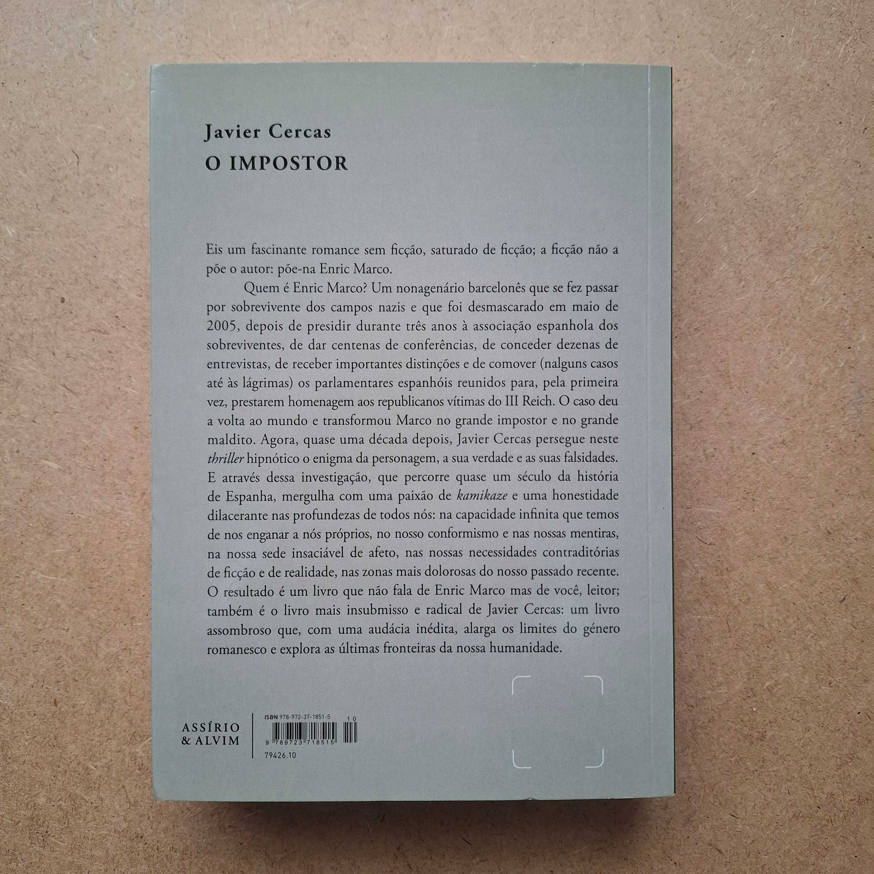 "O Impostor" de Javier Cercas