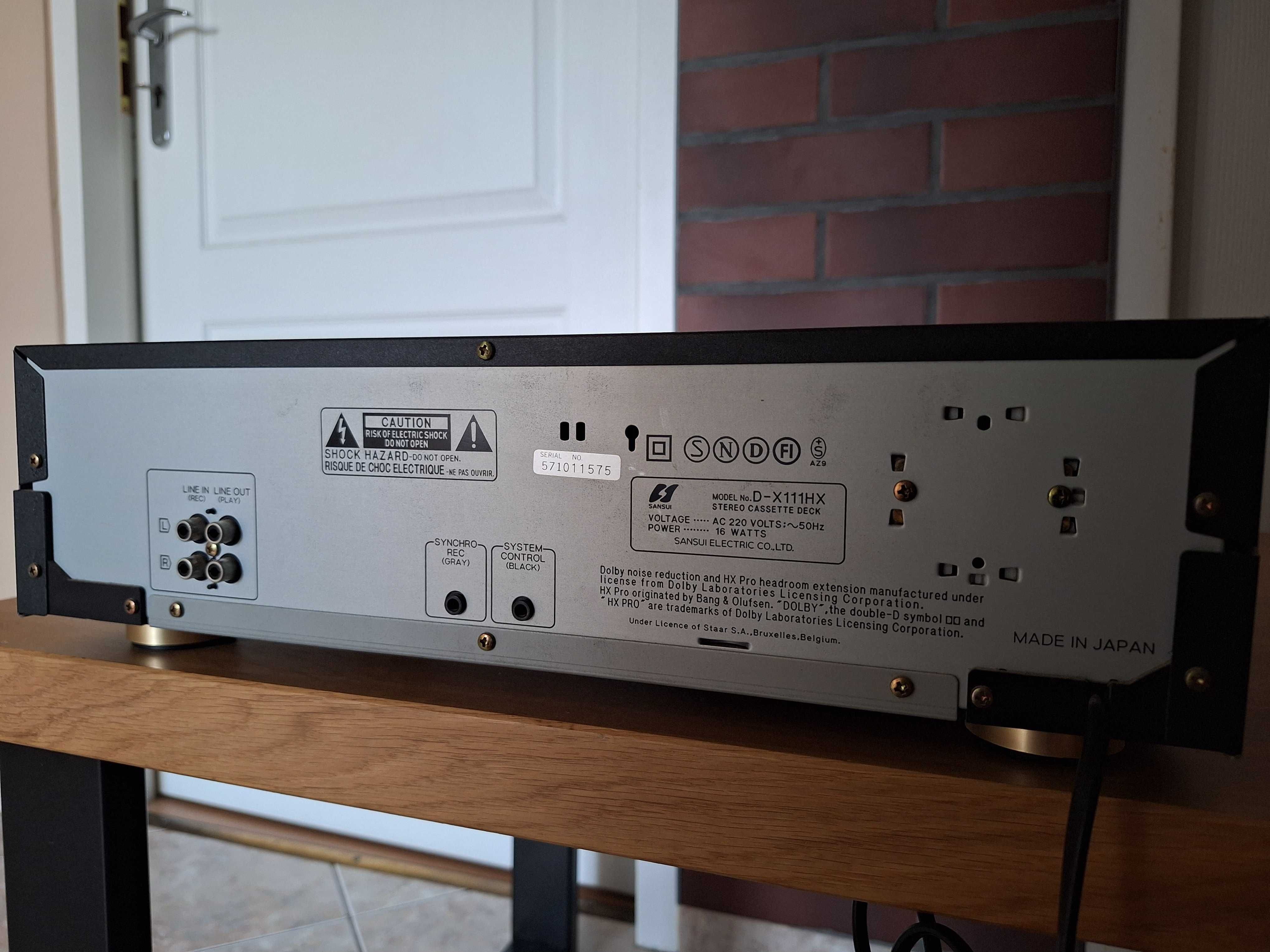 deck Sansui D-X111HX