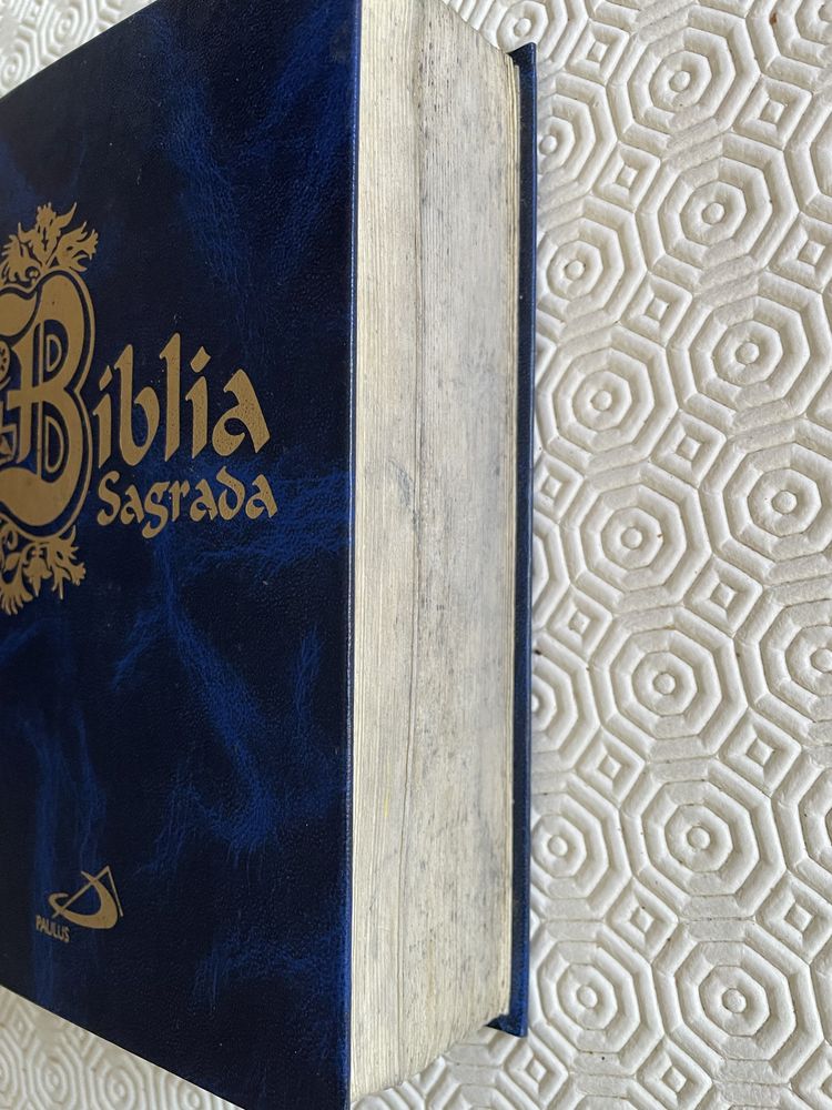 Biblia em estado de muito usada