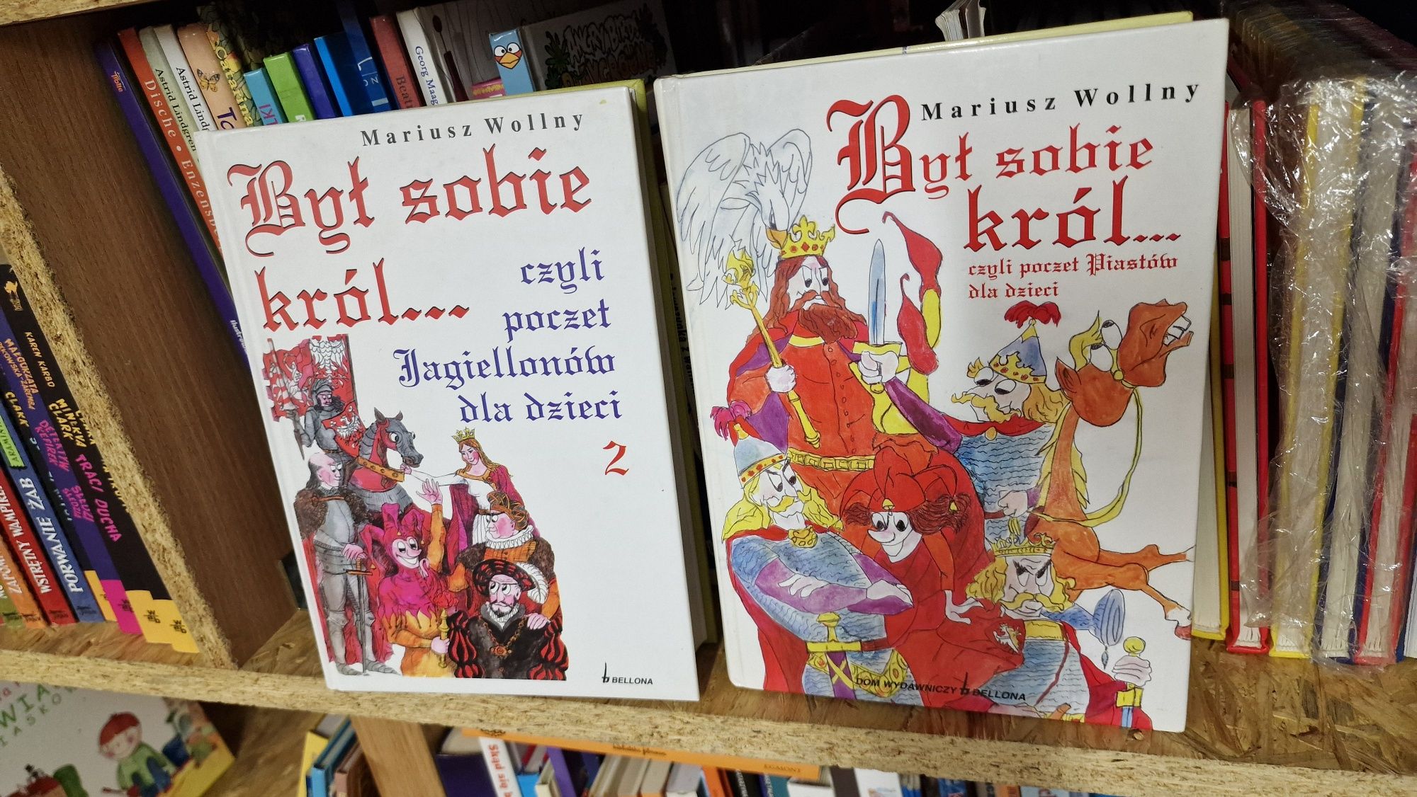 Był sobie król poczet Jagiellonów Piastów historia dla dzieci Wollny