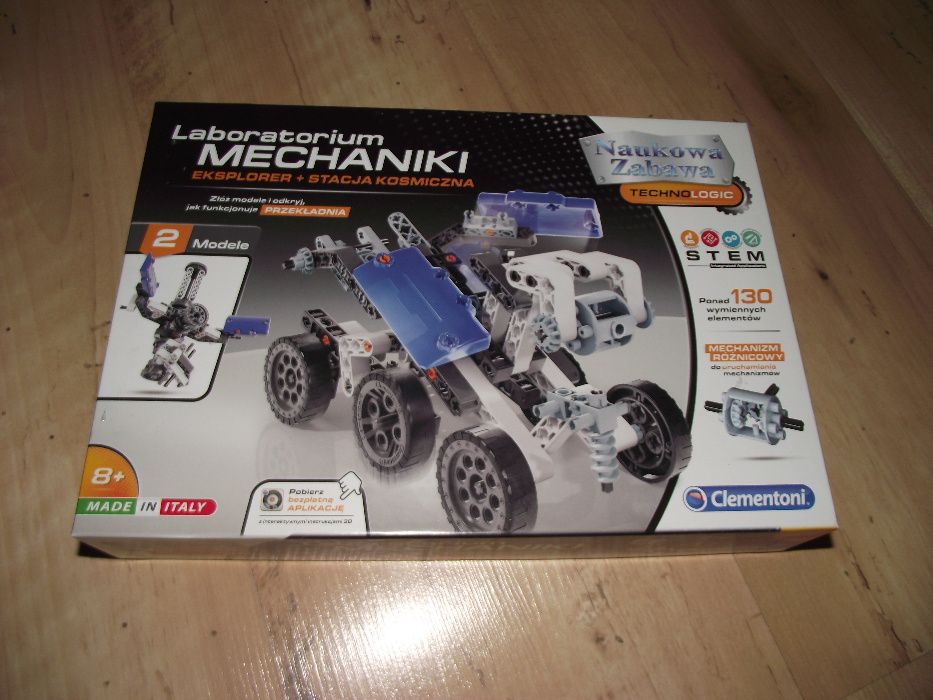 Laboratorium Mechaniki, klocki konstrukcyjne Pojazdy kosmiczn jak NOWE