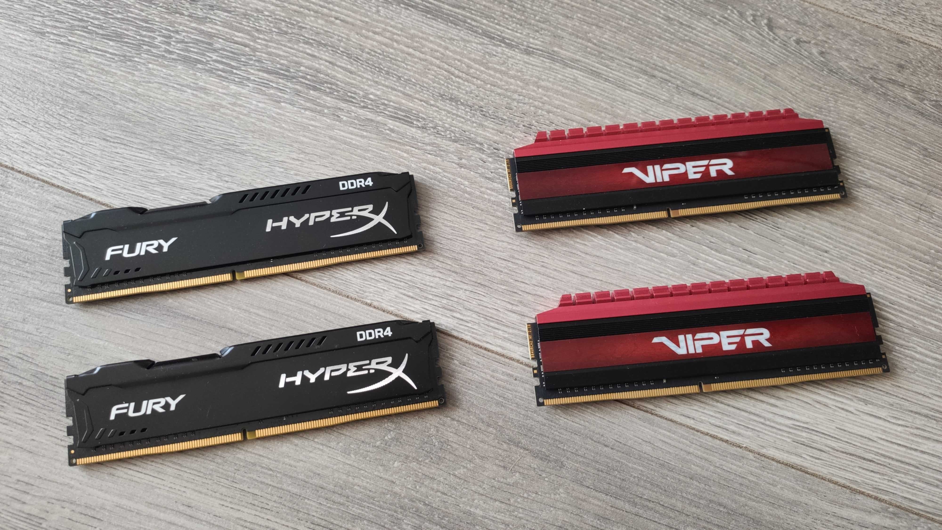 Pamięć RAM 16 GB (4x4GB) DDR 4 Kingston HyperX i VIPER