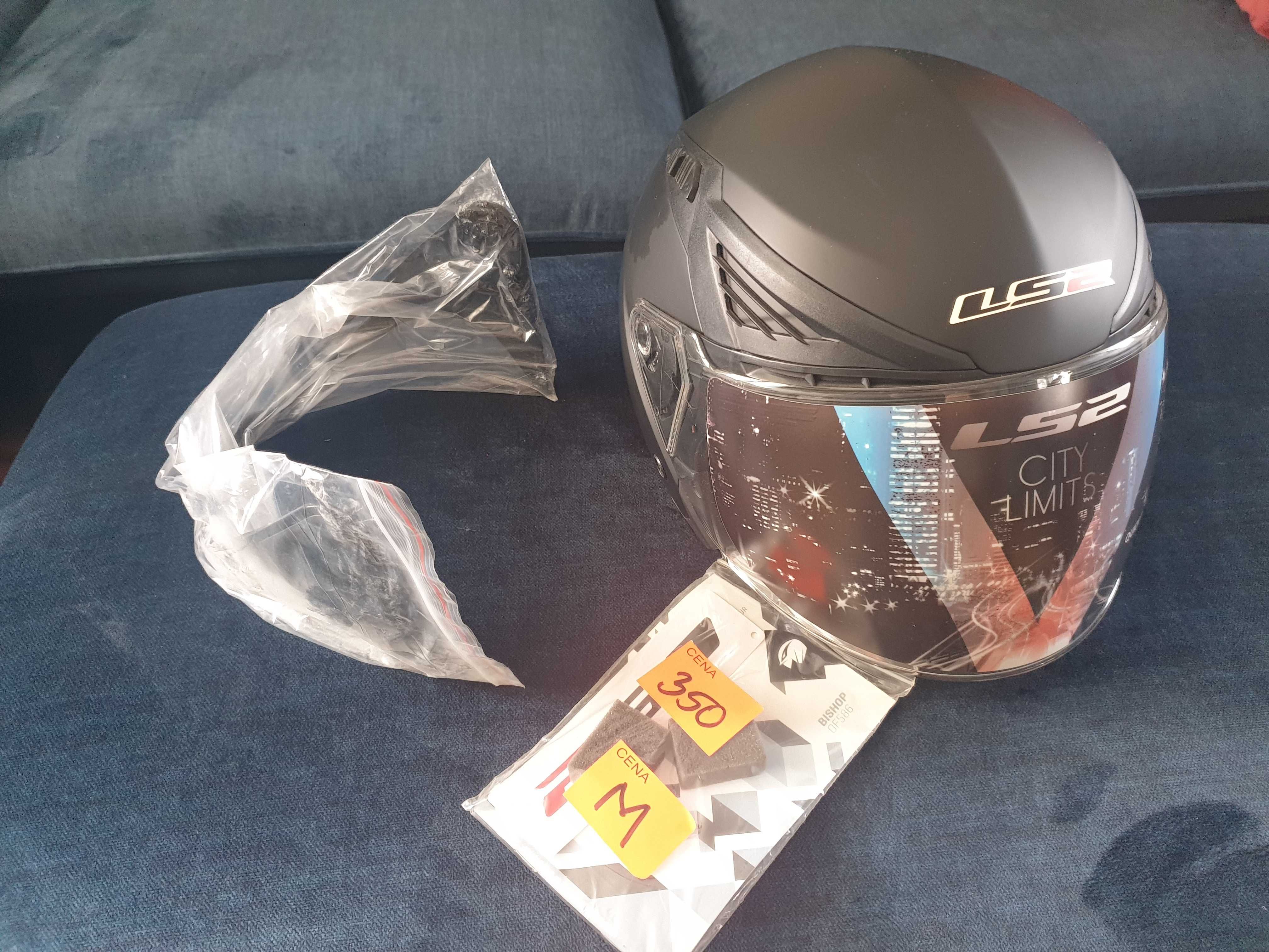 Kask LS2 OF586 BISHOP matowy z blendą