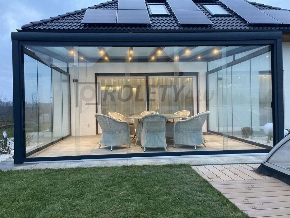 Pergola Ogrodowa Tarasowa Wiata ALTANA Aluminiowa Zadaszenie Tarasu