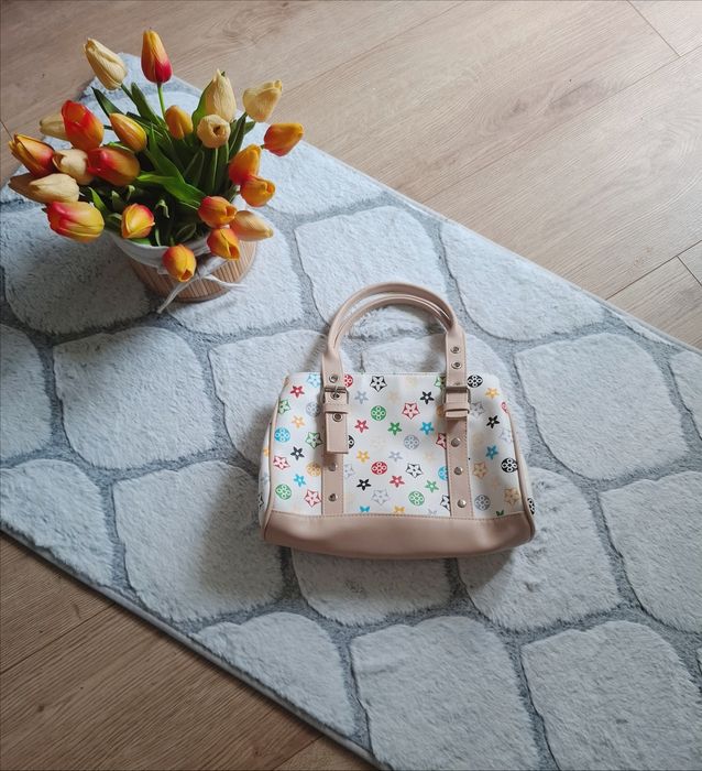 Elegancka torebka kuferek do ręki Vintage Retro