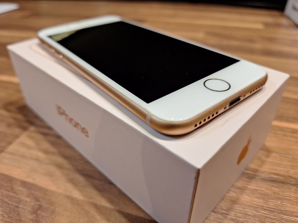 Apple iPhone 8 64 Gold złoty krajowy stan bdb 73% bat