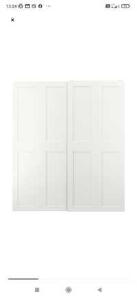 Pax Grimo IKEA drzwi przesuwne biały 200x236