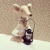 Lampa ozdoba zabawka do domu myszek maileg lalek czarna mini