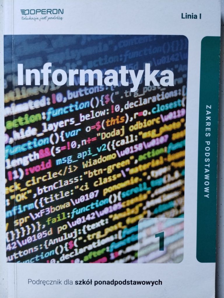 Informatyka 1 liceum Operon