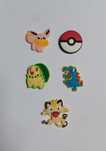 Magnesy magnesiki na lodówkę / tablicę - Pokemon Pokemony - 5 szt. [4]