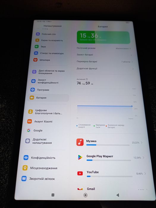Планшет Xiaomi Pad 5 10.9" 6+2/128Gb