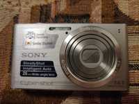 SONY Cyber-shot DSC-W610 silver фотокамера, фотоапарат