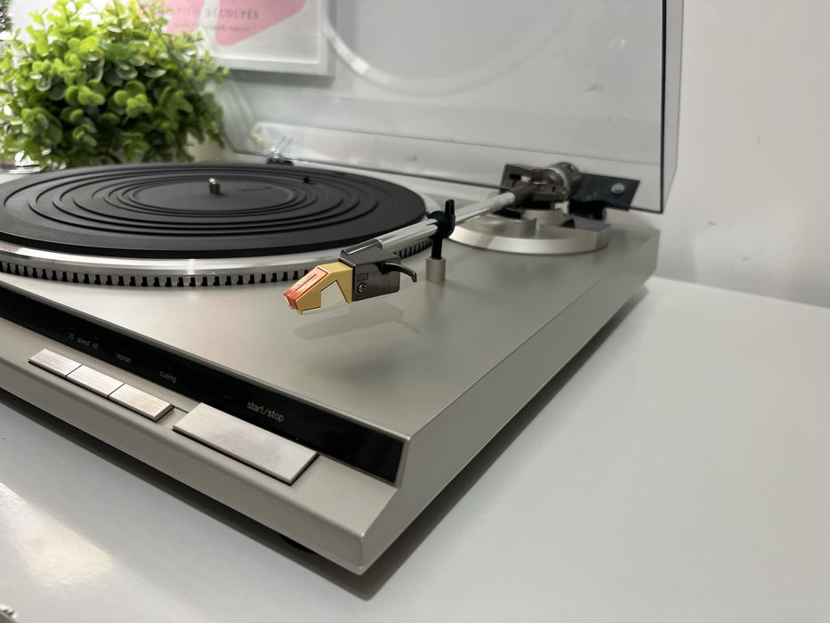 Gramofon Technics SL QD33 po serwisie, szampański i grafitowy