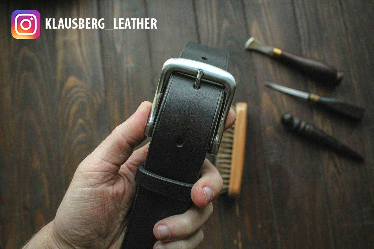 Кожаный ремень ручной работы KLAUSBERG Leather