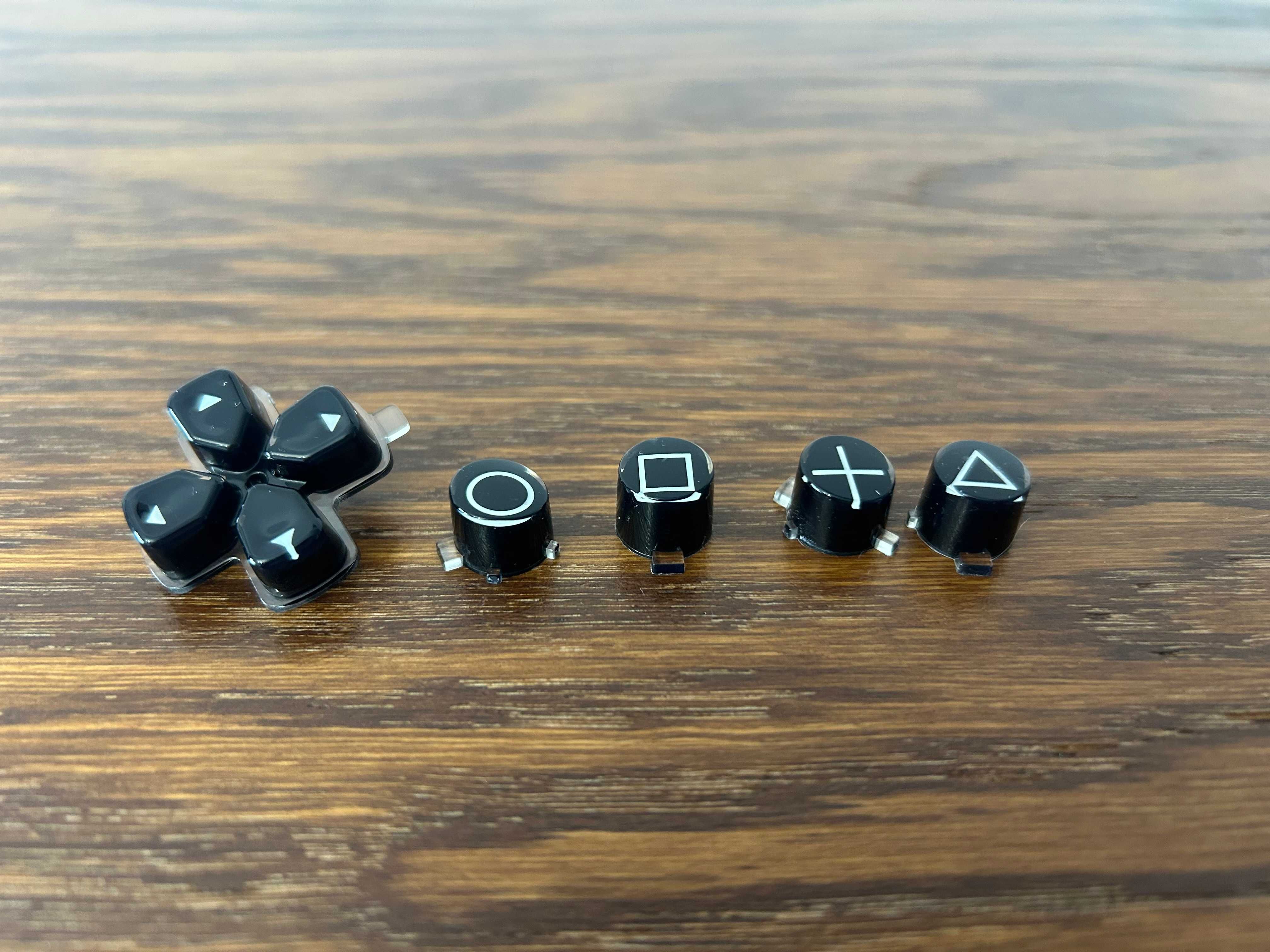 PS5 Playstation 5 przyciski czarne pad kontroler