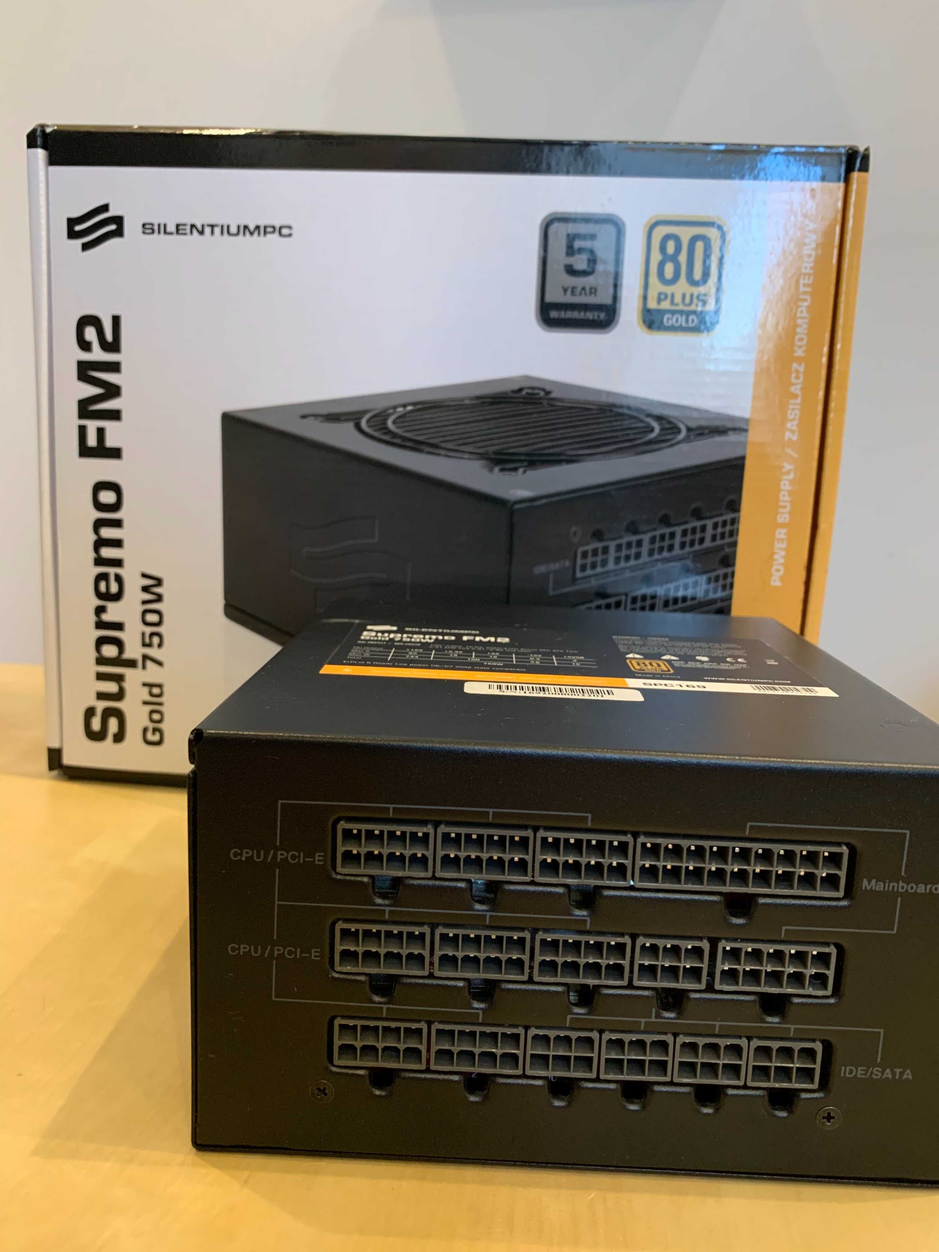 Zasilacz SilentiumPC Supremo FM2 Gold 750W | JAK NOWY