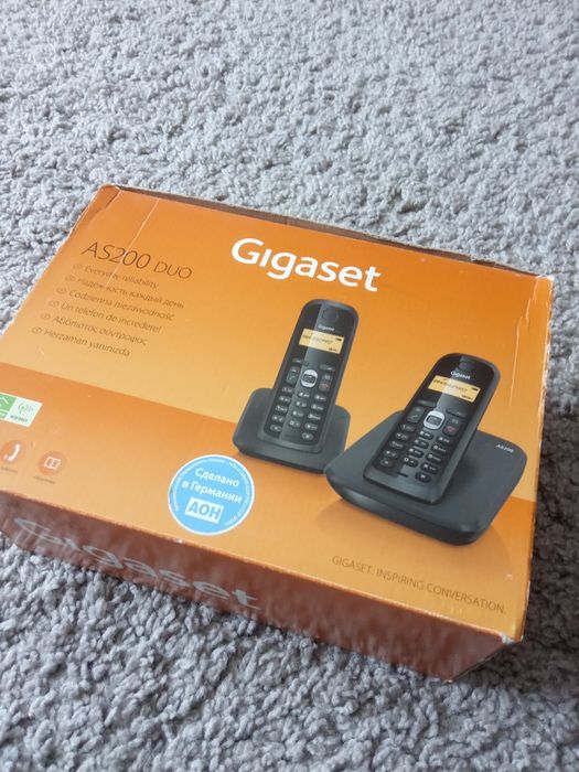 Телефон бездротовий Gigaset AS200 duo