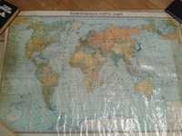 Продам политическую карту мира времен ссср формат 84х120