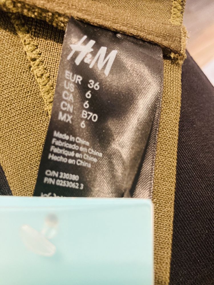Bikini h&m 70 b rozmiar 36 khaki